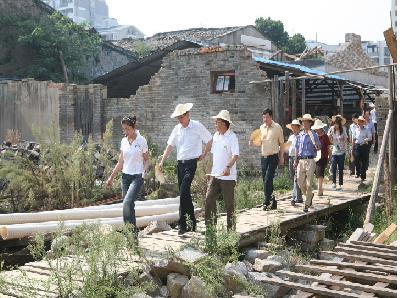 洪捷序副省长调研三坊七巷