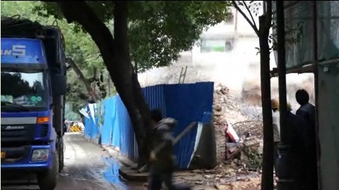 光禄坊建工大楼拆除