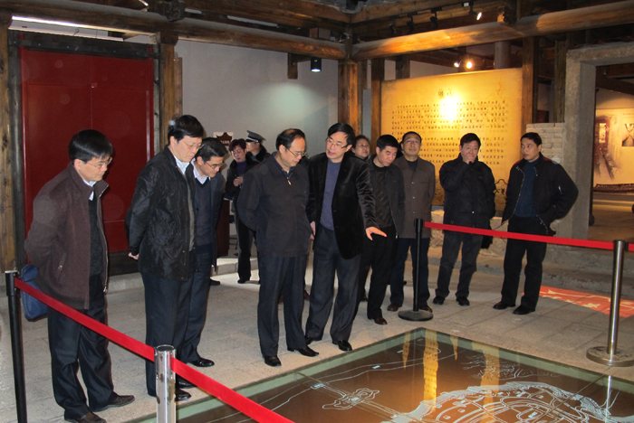 省环保厅马承一行到三坊七巷调研工作